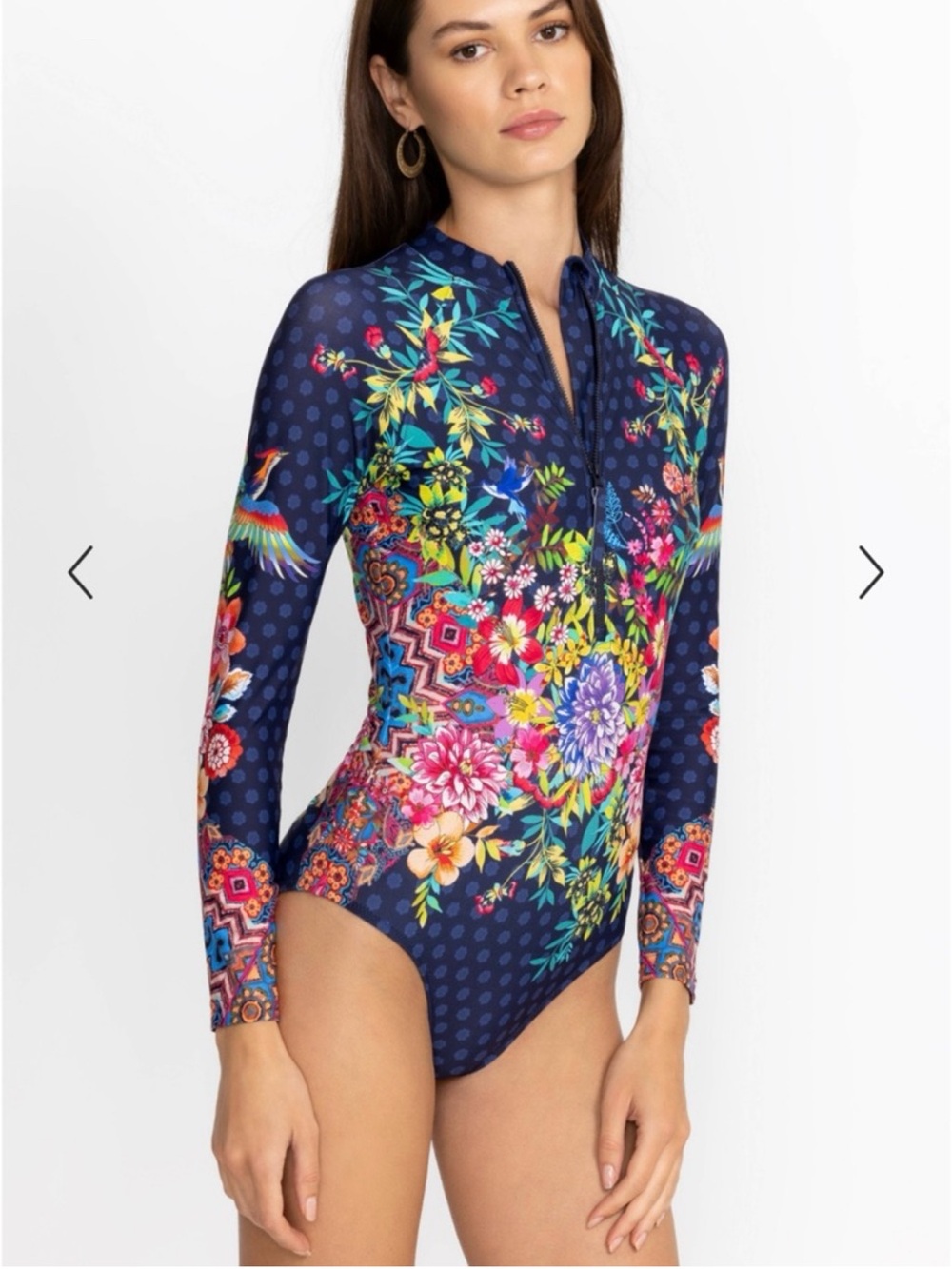 Looking for this Long-Sleeve Ocean Dreamer One Piece Zip-Front Women's Swimsuit